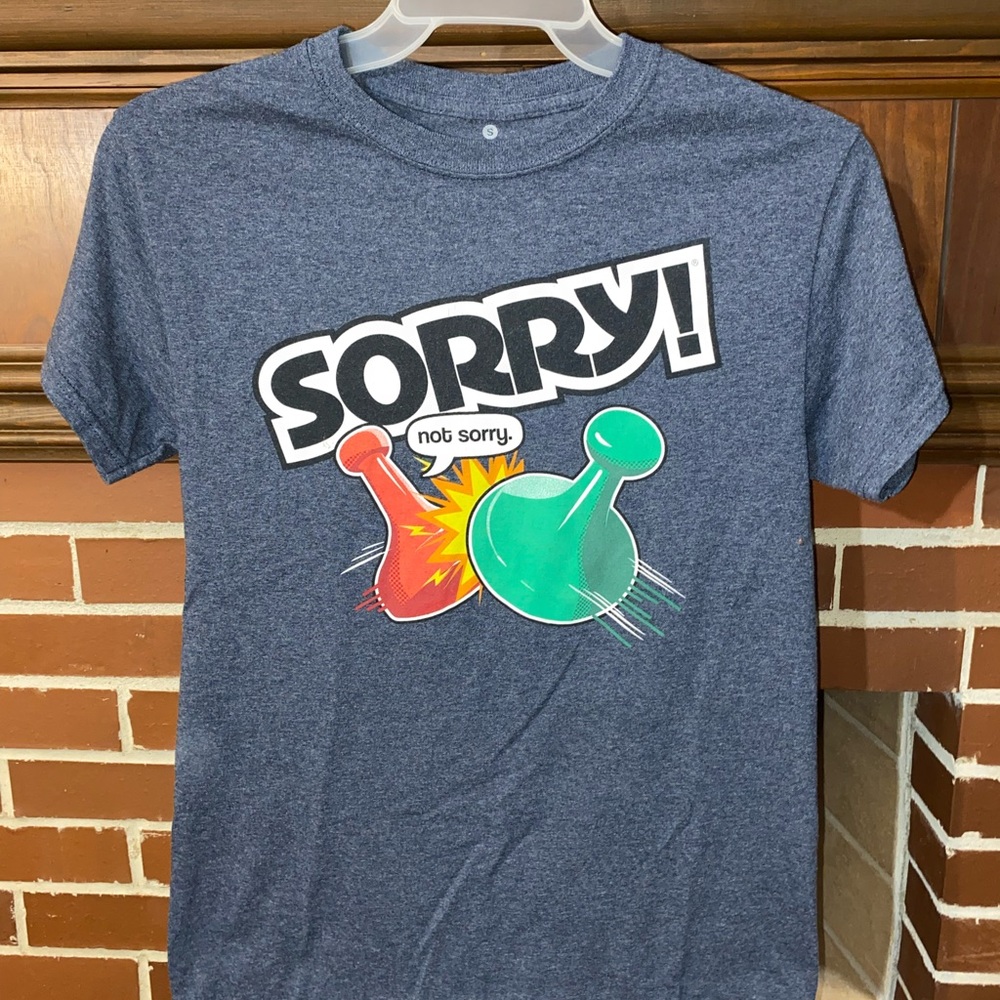Sorry! Graphic T-Shirt - Blue